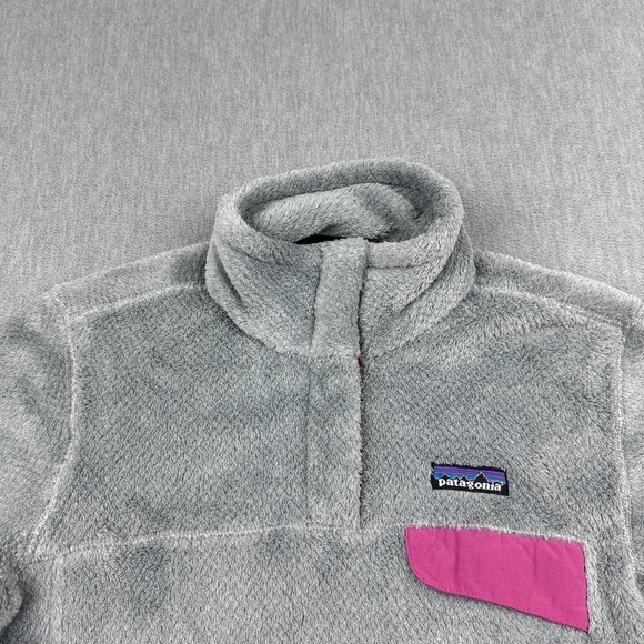 Patagonia Sweater Womens Small Gray Re-Tool Snap-T Pullover Fleece Soft 25442 - Picture 3 of 12